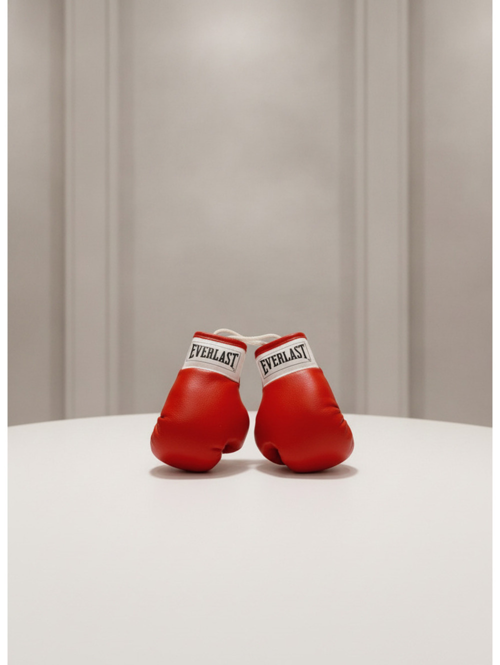 Everlast Miniature Red Boxing Gloves Keychain or Car Charm 2pc set NEW